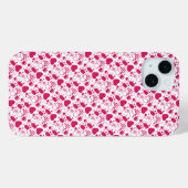 Valentinstag-Elemente Muster Case-Mate iPhone Hülle (Rückseite (Horizontal))
