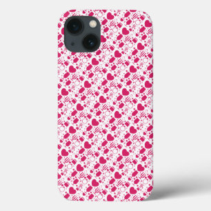 Valentinstag-Elemente Muster Case-Mate iPhone Hülle