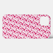 Valentinstag-Elemente Muster Case-Mate iPhone Hülle (Rückseite (Horizontal))