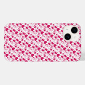 Valentinstag-Elemente Muster Case-Mate iPhone Hülle (Rückseite (Horizontal))