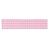 Valentinstag-Elementmuster Kurzer Tischläufer (Horizontal)