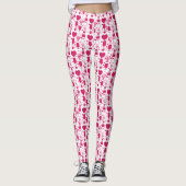 Valentinstag-Elementmuster Leggings (Vorderseite)