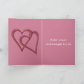 Valentinstag-Engel Feiertagskarte (Innenseite)