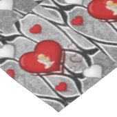 Valentinstag-Engel Tischdecke (Schrägansicht)