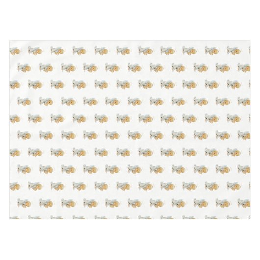 Valentinstag-Engel Tischdecke (Vorderseite (Horizontal))