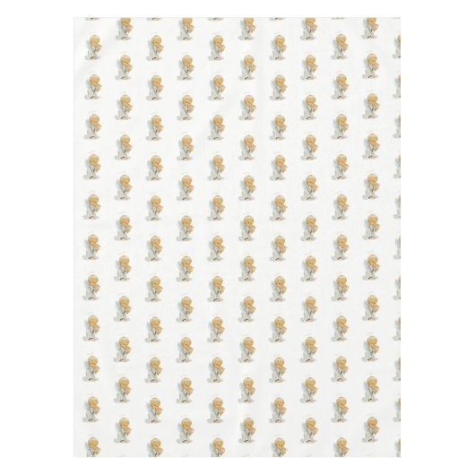 Valentinstag-Engel Tischdecke (Vorderseite)