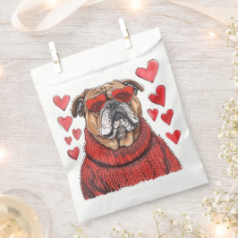 Valentinstag English Bulldog Geschenktütchen
