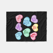 Valentinstag Entbindungs- und Stationskrankenschwe Fleecedecke (Vorderseite (Horizontal))