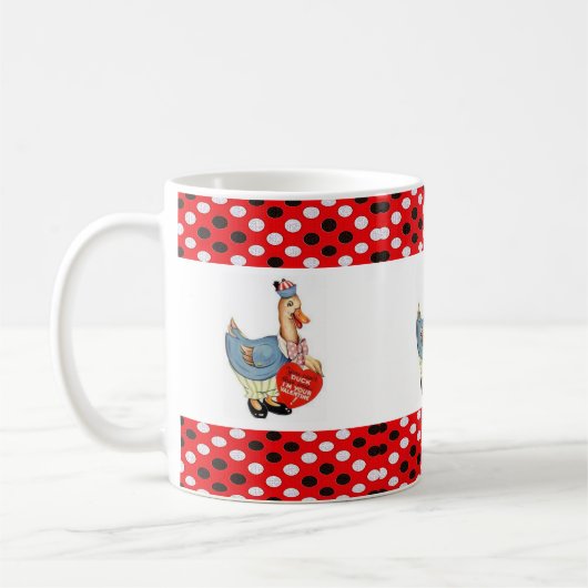 Valentinstag Ente Tasse (Links)