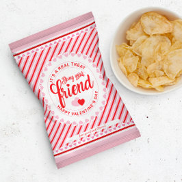 Valentinstag Es ist ein Leckerei-Chip-Beutel Wrapp Flyer