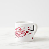 Valentinstag Espressotasse (Vorderseite Rechts)