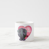 Valentinstag Espressotasse (Vorderseite)