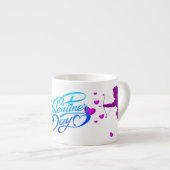 Valentinstag Espressotasse (Vorderseite Rechts)