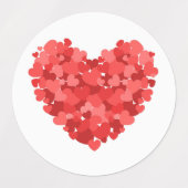 Valentinstag Etiketten (Design 1)