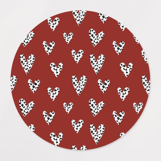 Valentinstag Etiketten (Design 2)