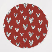 Valentinstag Etiketten (Design 1)