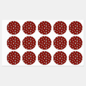 Valentinstag Etiketten (Blatt)