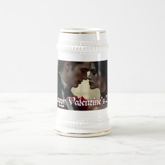 Valentinstag ewiger Leidenschaft Bierglas