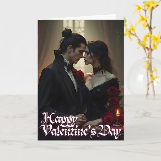 Valentinstag ewiger Leidenschaft Karte (Gelbe Blume)