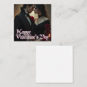 Valentinstag ewiger Leidenschaft Mitteilungskarte (Vorne/Hinten)