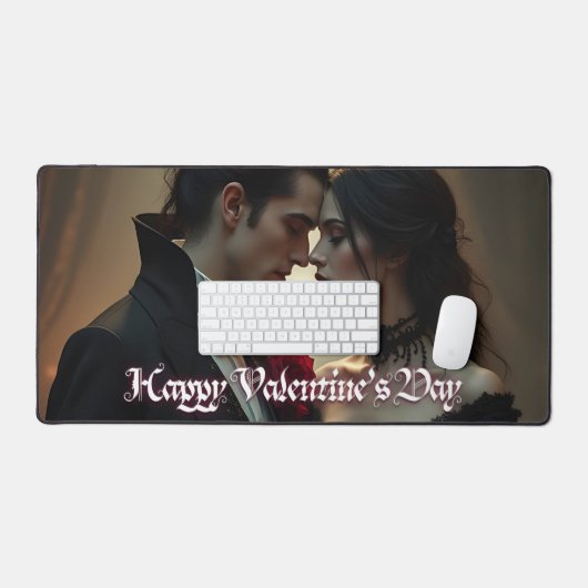 Valentinstag ewiger Leidenschaft Schreibtischunterlage (Tastatur & Maus)