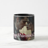 Valentinstag ewiger Leidenschaft Tasse (Zentrum)