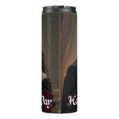 Valentinstag ewiger Leidenschaft Thermosbecher (Rückseite)