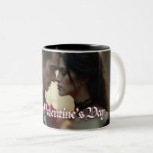 Valentinstag ewiger Leidenschaft Zweifarbige Tasse (VorderseiteRechts)