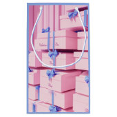 Valentinstag Extravaganza Kleine Geschenktüte (Rückseite)