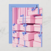 Valentinstag Extravaganza Postkarte (Vorne/Hinten)