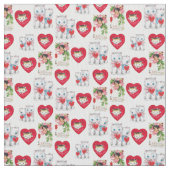Valentinstag Fabric Stoff (Nahaufnahme)