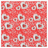 Valentinstag Fabric Stoff (Nahaufnahme)