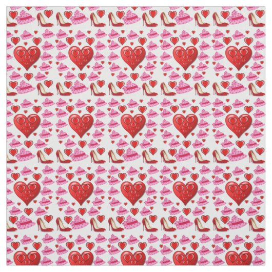 Valentinstag Fabric Stoff (Muster)