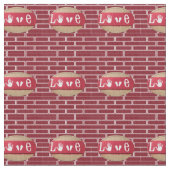 Valentinstag Fabric Stoff (Nahaufnahme)