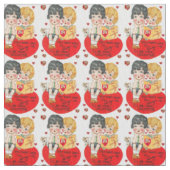 Valentinstag Fabric Stoff (Nahaufnahme)