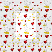 Valentinstag Fabric Stoff (Kachel)