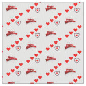 Valentinstag Fabric Stoff (Nahaufnahme)