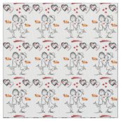 Valentinstag Fabric Stoff (Nahaufnahme)