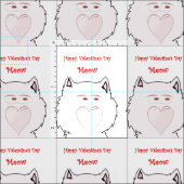 Valentinstag Fabric Stoff (Kachel)