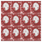 Valentinstag Fabric Stoff (Nahaufnahme)