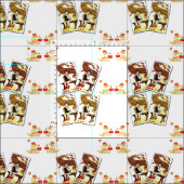 Valentinstag Fabric Stoff (Kachel)