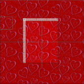 Valentinstag Fabric Stoff (Kachel)