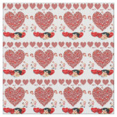 Valentinstag Fabric Stoff (Nahaufnahme)