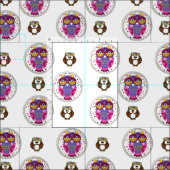 Valentinstag Fabric Stoff (Kachel)