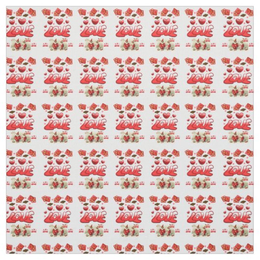 Valentinstag Fabric Stoff (Muster)