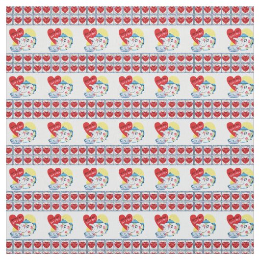 Valentinstag Fabric Stoff (Muster)