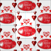 Valentinstag Fabric Stoff (Kachel)