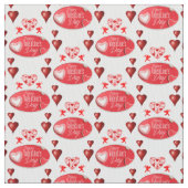 Valentinstag Fabric Stoff (Nahaufnahme)
