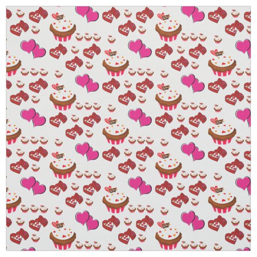 Valentinstag Fabric Stoff (Muster)