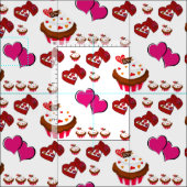 Valentinstag Fabric Stoff (Kachel)